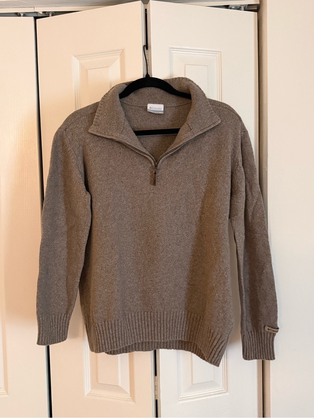 Columbia Wool Blend 1/4 Zip Sweater